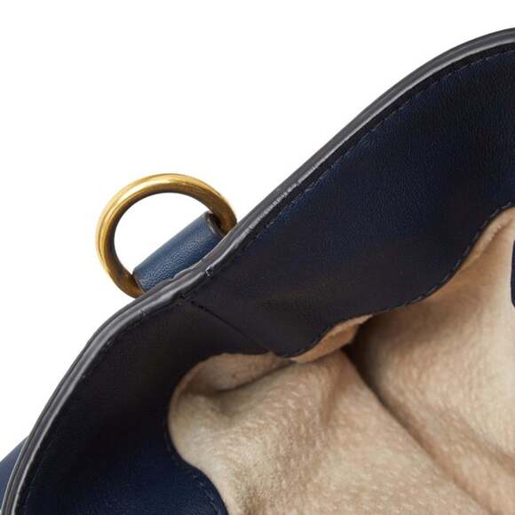 PRADA Blue Leather Shoulder Bag - Picture 9 of 14